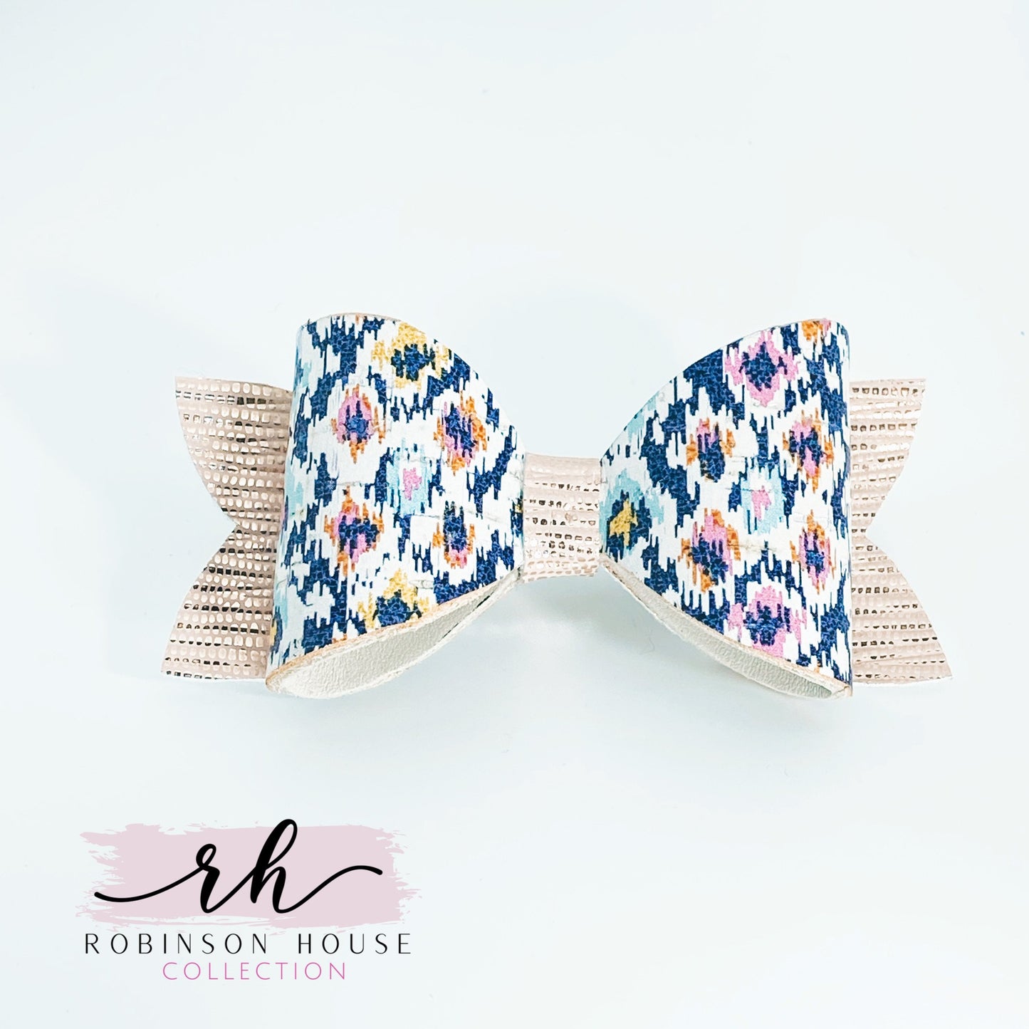 Girls Multi-Color Cork Bow